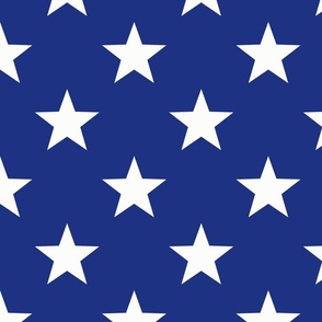 Blue White Stars From The USA Flag For Mix And Match Projects 