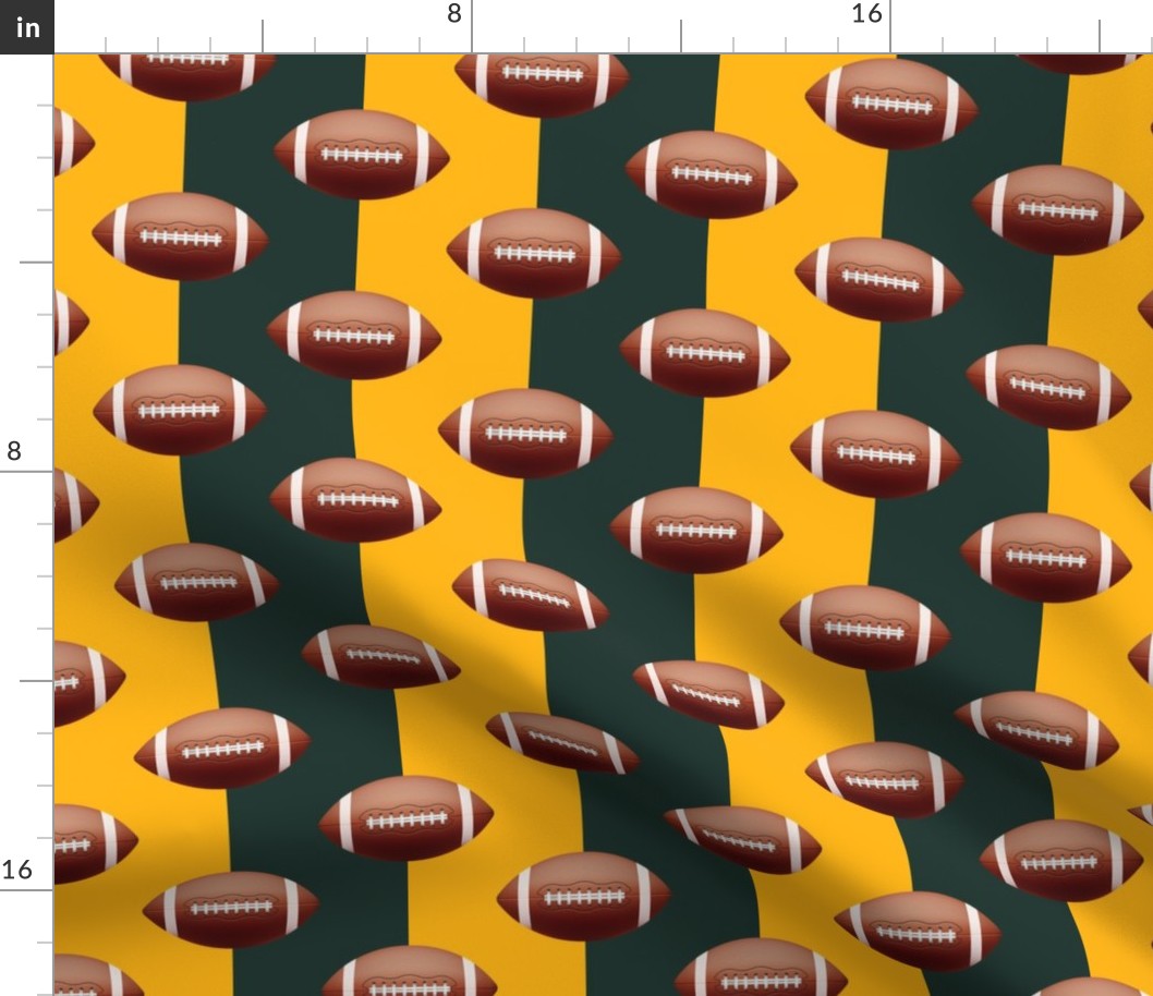 Wisconsin's Famed Football Team Colors of Green and Gold