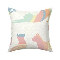 Chill Cats in Pastels - XL