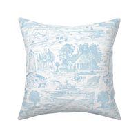 Medium Bald Head Island Toile de Jouy Ocean Blue 