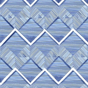 Denim Chevron