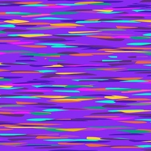Retro Chroma Tracks / Purple Background / medium scale