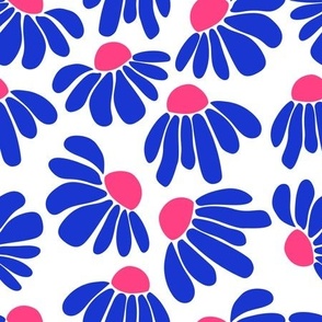 Pink Blue Matisse Pattern