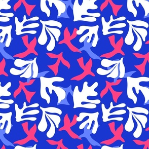 Blue Pinky matisse pattern 08