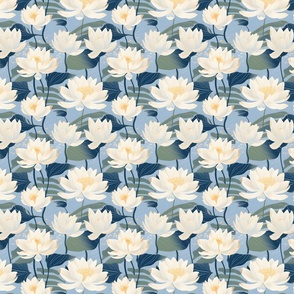 White Water Lilies 