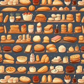 Bread on Shelves