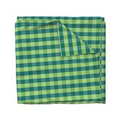 Apple green gingham repeat 4 inches