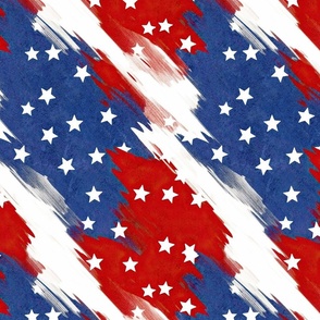 USA Flag Pattern Stars And Stripes Design With A Twist Smaller Scale