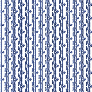 Broken Stripes-Blue-M