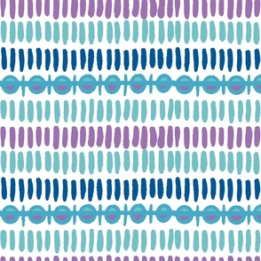 Boho  Circles And Lines_blue-purple