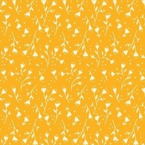 No rules ditsy floral - yellow.