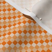 Doughnut Polka Dot Triplets on Monochromatic Orange Checks