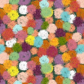 pastel flower puffs