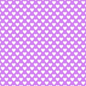 mini .5x.5in hearts - lavender