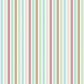 Candy Stripes - Pastel Multi-Coloured 1