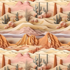 3D Desert Landscape