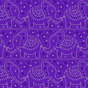 Parading Elephants - Violet
