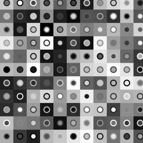 Matrix ›› Static ›› monochromatic circles and squares grid ›› 'Matrix' Collection ››