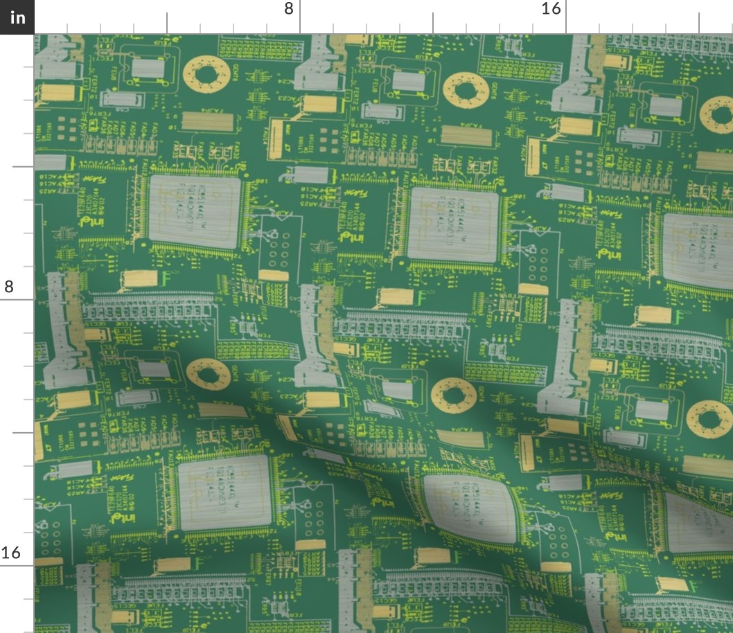 Electric circuit textiles