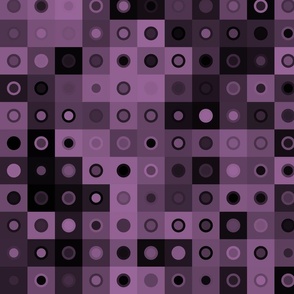 Matrix ›› Lilac ›› monochromatic circles and squares grid ›› 'Matrix' Collection ››
