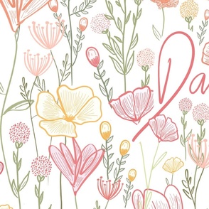 Dream Dance Dare  - floral bedding