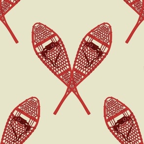 Snowshoes in red - 12”