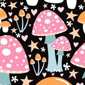 Mushroom Emo Tween Bedding