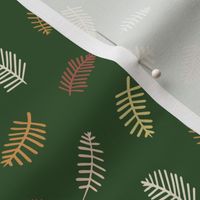 Vibrant winter foliage in Dark Pine Green tone