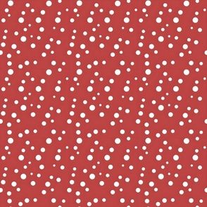 Polka Dots on Red