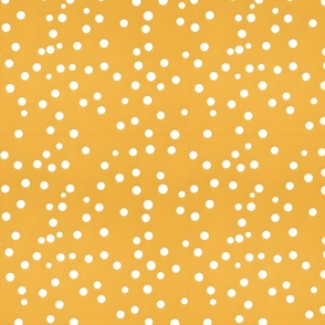 Muted Dark Yellow Polka Dots
