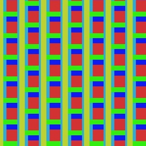 Colorful geometrical striped design fabric art pattern