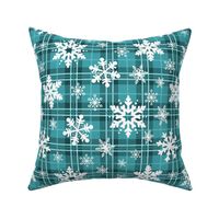 Plaid And Snowflakes