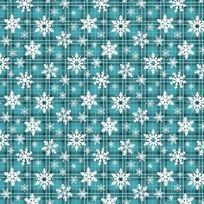 Plaid And Snowflakes Mini