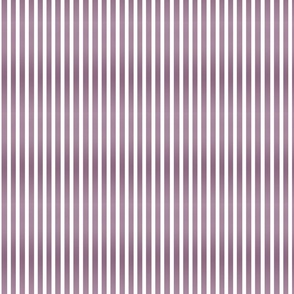 Muted Plum Purple & White Stripes