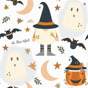 Halloween  Gnomes, Bats, and Pumpkins - So So Boo-tiful - Walter and Jack