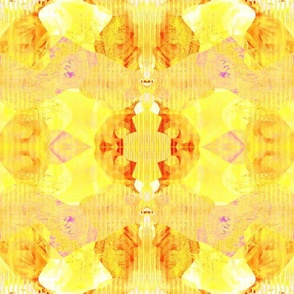 (M) Yellow & Orange_Field of Buttercups Abstract