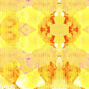 (L) Yellow & Orange_Field of Buttercups Abstract