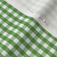 summer green gingham