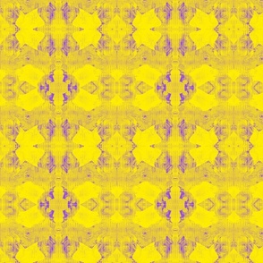 (XS) Yellow & Purple_Cute Lovely Field of Buttercups Abstract