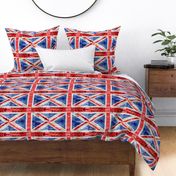 Great Britain Grunge Legacy Union Jack Flag Design With Typography Smaller Scale
