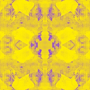 (M) Yellow & Purple_Cute Lovely Field of Buttercups Abstract