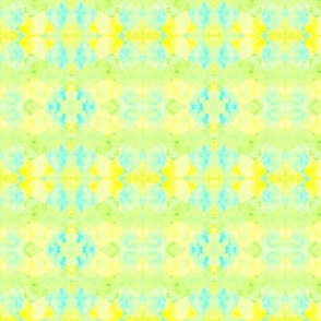 (XS) Yellow & Turquoise_Cute Lovely Field of Buttercups Abstract