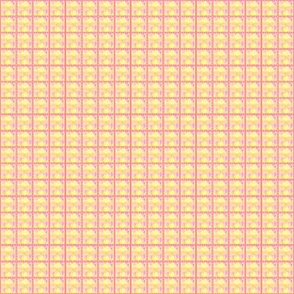 (XS) Tiled Pink & Lavender_Cute Lovely Field of Buttercups Abstract With Pink Ribbon