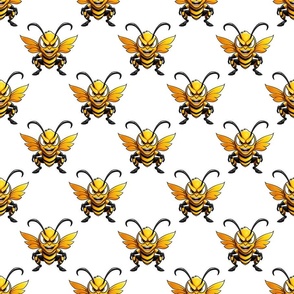 Hornets Bees Wasps YellowJackets Mascot  | Yellow Gold Black - School Spirit College Team Cheer Collection
