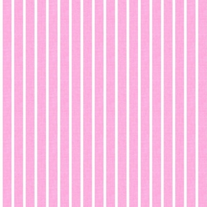 Small scale • pink and white stripes