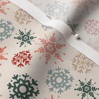 Nordic Christmas Snowflakes - Traditional - Small 