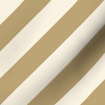 Khaki and Ivory Diagonal Stripes