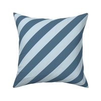 Light and Medium Blue Diagonal Stripes