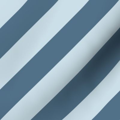 Light and Medium Blue Diagonal Stripes