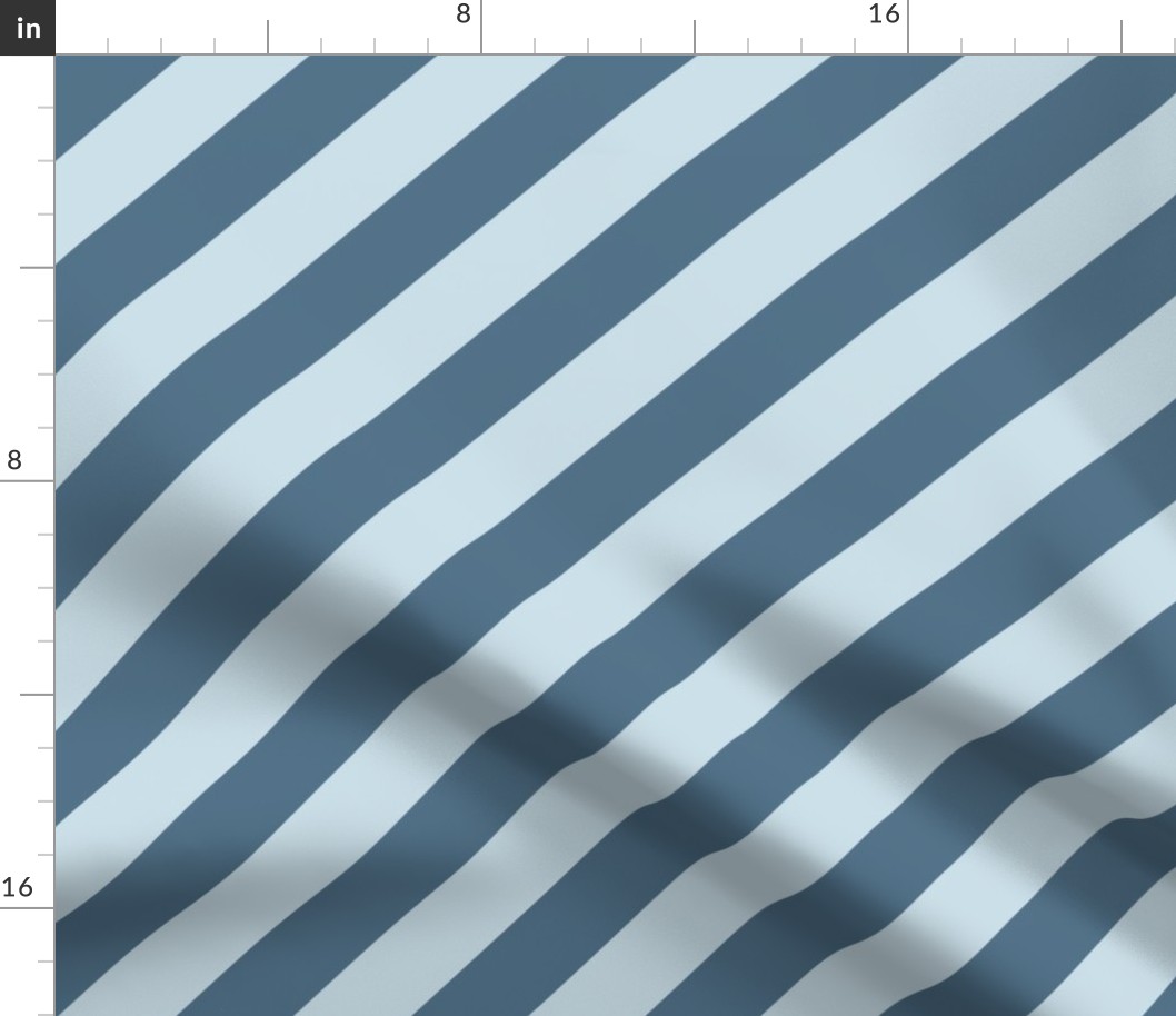 Light and Medium Blue Diagonal Stripes